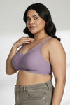 Zivame Freeform True Curv Padded Non Wired Full Coverage T-Shirt Bra - Light Purple — thumbnail 4